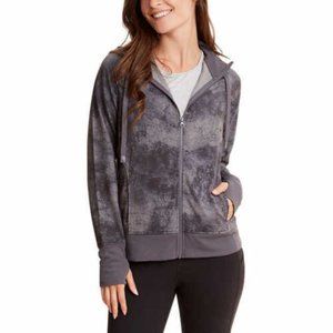Danskin Ladies' Full Zip Active Jacket w/ Thumbholes Soft Cozy